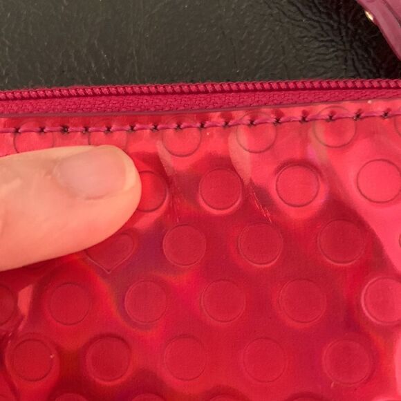 Kate Spade Red Iridescent Makeup Bag – Little Shiloh Zip Pouch - Picture 6 of 6